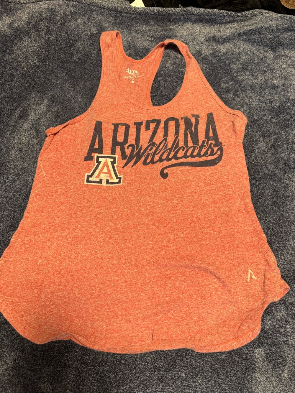 Arizona Wildcats Orange Racerback Tank Top